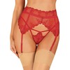 Obsessive - Lonesia garter belt Raudona L/XL
