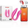 Rožinė ONINDER Lisboa Rožinė Dual Stimulation Device with App Control, Atsparus vandeniui