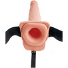 Pipedream FETISH FANTASY SERIES 23 cm ilga tuščiavidurė diržinė imitacija su ejakuliacija LIGHT