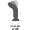 Pipedream KC 9" vibruojantis gaidys su kamuoliuku