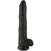 Pipedream King Cock 14" varpa su kamuoliukais, tamsiai mėlyna