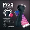 Satisfyer – Pro 2 Generation 3 App Controlled Juodas