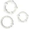 Scala Selection Seven Creations Set of 3 Transparent Silicone Comfort Rings, 21-24mm