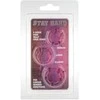 Scala Seven Creations Rožinė Silicone Support Rings Set of 3 - Adjustable Sizes