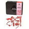 Secret Play Secretplay 8-Piece Juodas Bondage Essentials Set - Synthetic Leather, Adjustable