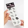 SECRETPLAY Secret Play Candy Collection Temporary Tattoos - Set of 10 Colorful Designs