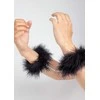 Secret Play Juodas MARABOU HANDCUFFS