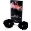 Secret Play Juodas MARABOU HANDCUFFS