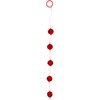 Seven creations You2Toys Beads Series Silicone Intimate Bead Chain with O-Ring Juodas