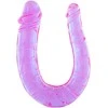 Seven creations dvigubas analinis vaginalinis dildas, dvipusis, 30 cm