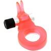Seven Creations Jelly Rabbit Vibrating Silicone Ring, Atsparus vandeniui, Clear