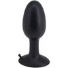 Seven Creations Roll Play Medium Silicone Plug 10 cm Juodas