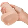 Seven creations So Real Silicone Model with Base and Textured Veins, 20 cm, rusvai gelsvas