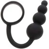 Toyjoy Anal Snake Plug &amp; Penis Ring Juodas