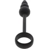 Toyjoy Anal Snake Plug &amp; Penis Ring Juodas