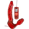 TOYJOY Gelinis dildo su vibracija dvigubam įsiskverbimui