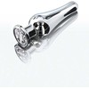 ToyJoy Diamond Bum Bijou Medium Aluminum Plug with Sidabrinis Accent 11cm