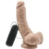 Get Real TOYJOY Dildo gaidys 8 colių su kamuoliukų minkštimo vibracija.