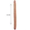 Get Real Double Dong 40 cm Skin - Flexible Dual-Ended Model, PVC