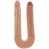 Get Real Double Dong 40 cm Skin - Flexible Dual-Ended Model, PVC