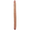 Get Real Double Dong 40 cm Skin - Flexible Dual-Ended Model, PVC