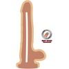 Get Real Dual Density Intimate Machine 25.5 cm Skin Tone, Suction Base