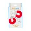 Toy joy TOYJOY Furry Fun Cuffs Raudona - Padded Restraint System with Keys