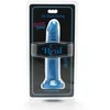 Get Real TOYJOY Mėlyna silikoninė dildė su siurbtuku 19 cm