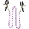 TOYJOY Violetinės spenelių spaustukai grandinės bdsm bondage