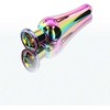 ToyJoy Twilight Bum Bijou Small Aluminum Plug with Rainbow Crystal 9.2cm