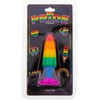 TOYJOY Pride Twink Silicone Plug Rainbow 8.5 cm Medium Size