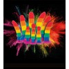 TOYJOY Pride Twink Silicone Plug Rainbow 8.5 cm Medium Size