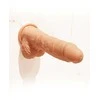 Get Real Aukštyn ir žemyn besisukantis vibruojantis dildo šviesios odos atspalvis