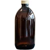 Rudas stiklinis buteliukas 500 ml
