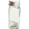 Stiklinis prieskonių indelis, 120 ml (metalinis dangtelis)