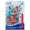 Akrilinių žymeklių rinkinys CREATIVE, Kite, 12 spalvų