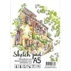 Albumas eskizams, A5, 50 lapų, 120gsm, reljefiniai vidiniai lapai, su spirale viršuje