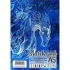 Albumas eskizams, A5, 65 lapai, 80 gsm, lygūs vidiniai lapai, su spirale viršuje