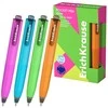 Automatinis tušinukas POCKET PEN NEON, ErichKrause, 0.5mm, mėlynos sp.
