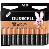 Baterijos DURACELL Basic, AA (LR6), 18 vnt.