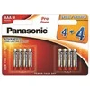 Baterijos PANASONIC Pro Power, AAA (LR03), 8 vnt.