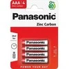 Baterijos PANASONIC Zinc-Carbon, AAA (LR03), 4 vnt.