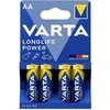 Baterijos VARTA Longlife Power, AA (LR6), 4 vnt.