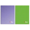 Bloknotas OFFICE, A4, langeliais, 96 lapai, 70 gsm, su spirale šone