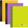 Bloknotas, A6, langeliais, 48 lapai, 70gsm, su spirale viršuje