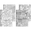 Bloknotas MANDALAS, A5, langeliais, 48 lapai, 70gsm, su spirale šone