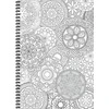 Bloknotas MANDALAS, A5, langeliais, 48 lapai, 70gsm, su spirale šone