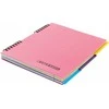 Bloknotas NOTEBOOK, EconoMix, B5, langeliais, 120 lapų, 60gsm, su spirale šone, plastikinis viršelis