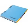 Bloknotas NOTEBOOK, EconoMix, B5, langeliais, 120 lapų, 60gsm, su spirale šone, plastikinis viršelis