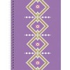 Bloknotas ORNAMENT, Optima, A6, langeliais, 80 lapų, 60gsm, plastikinis viršelis, su spirale šone
